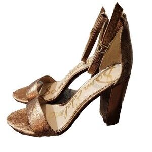 Sam Edelman Yaro Ankle Strap Sandal Heel Women's Dress Sandal Size 8 MSRP $120